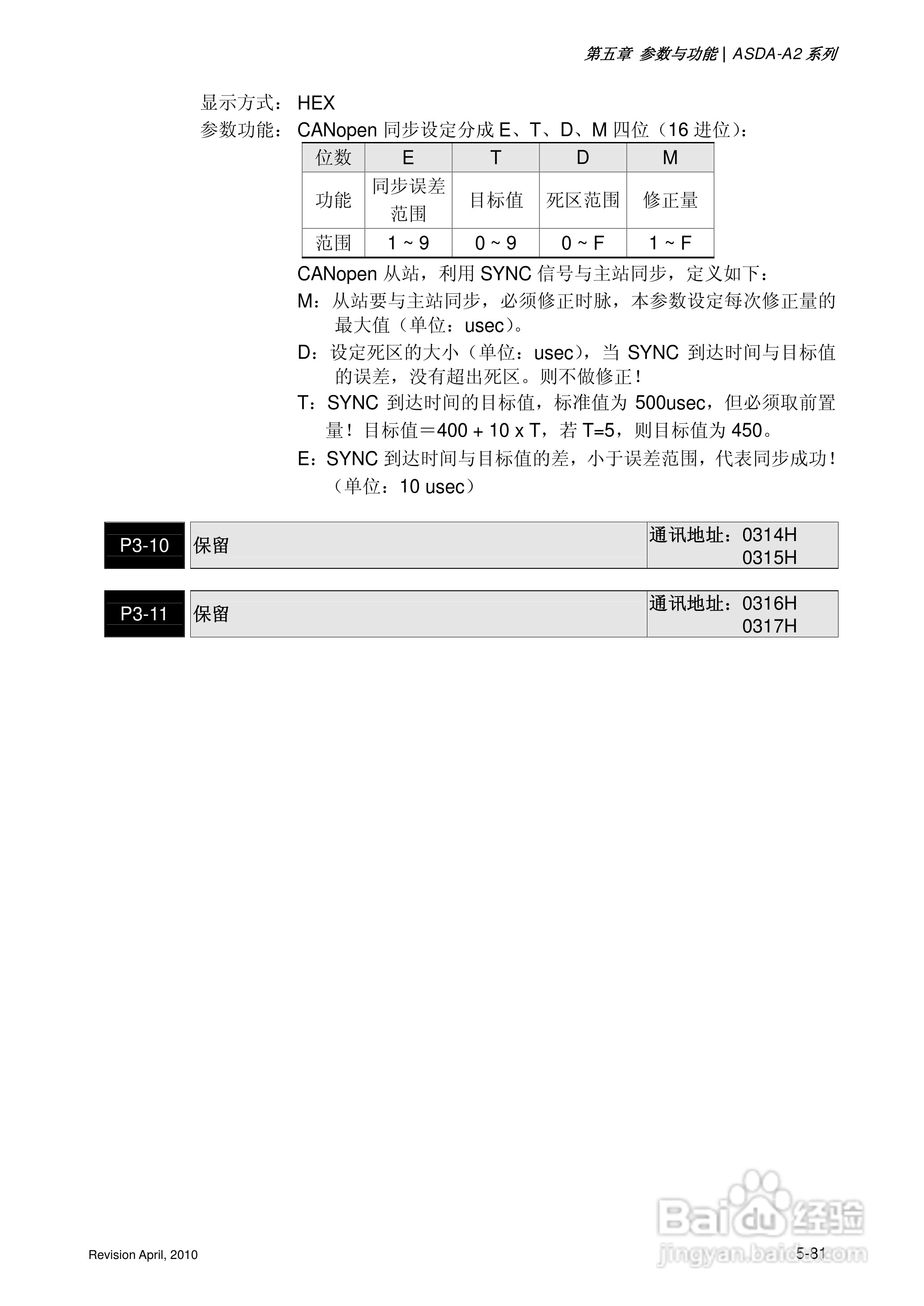 AELTA ASD-A2系列高机能通讯型伺服器使用手册:[21]