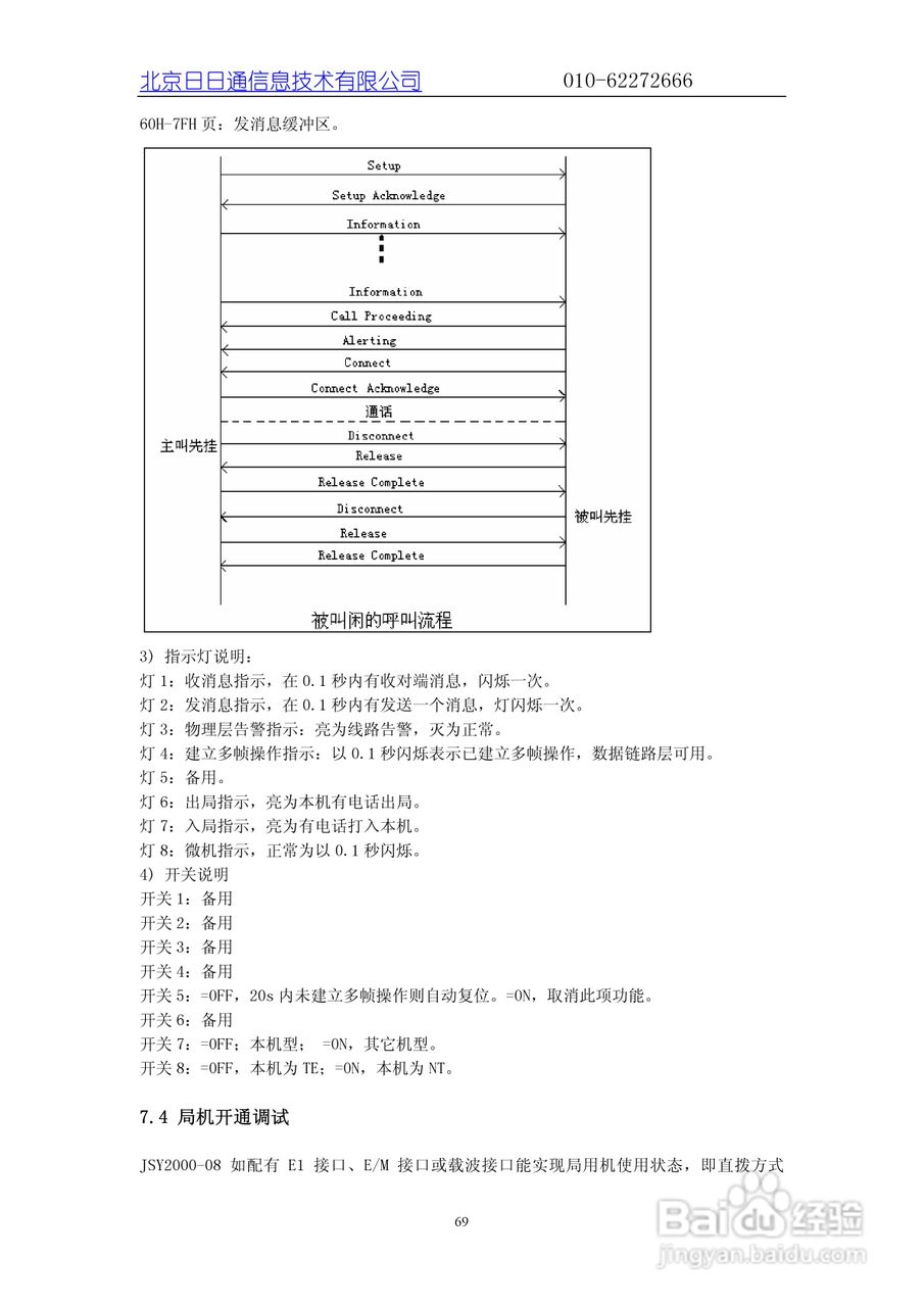 JSY2000-08(III)程控交换机说明书:[8]