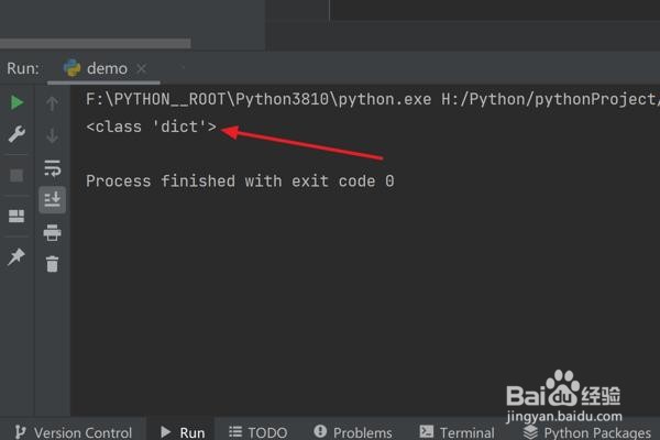 怎么在Python中返回字典的变量类型