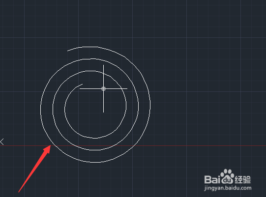 CAD2014怎么绘制螺旋形