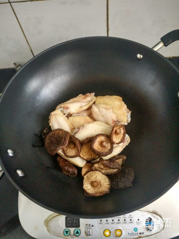 香菇可乐鸡翅