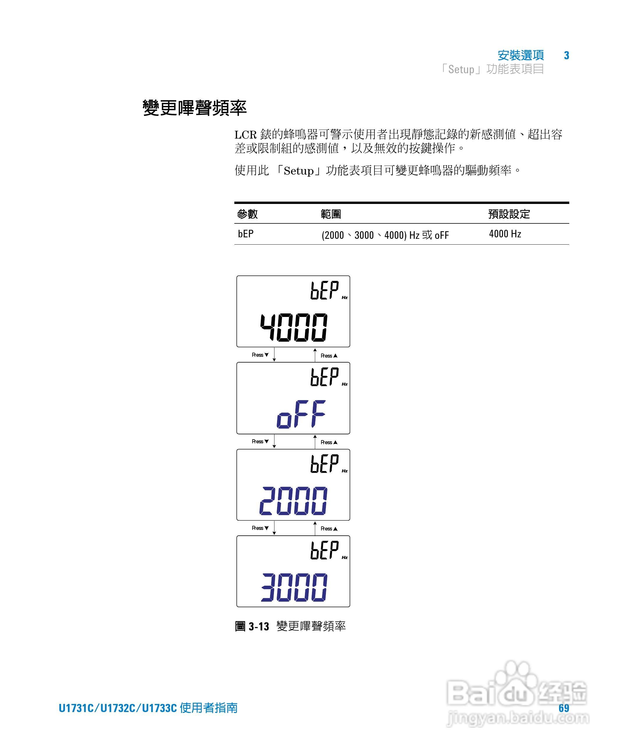 U173XC系列手持式LCR表使用手册:[9]