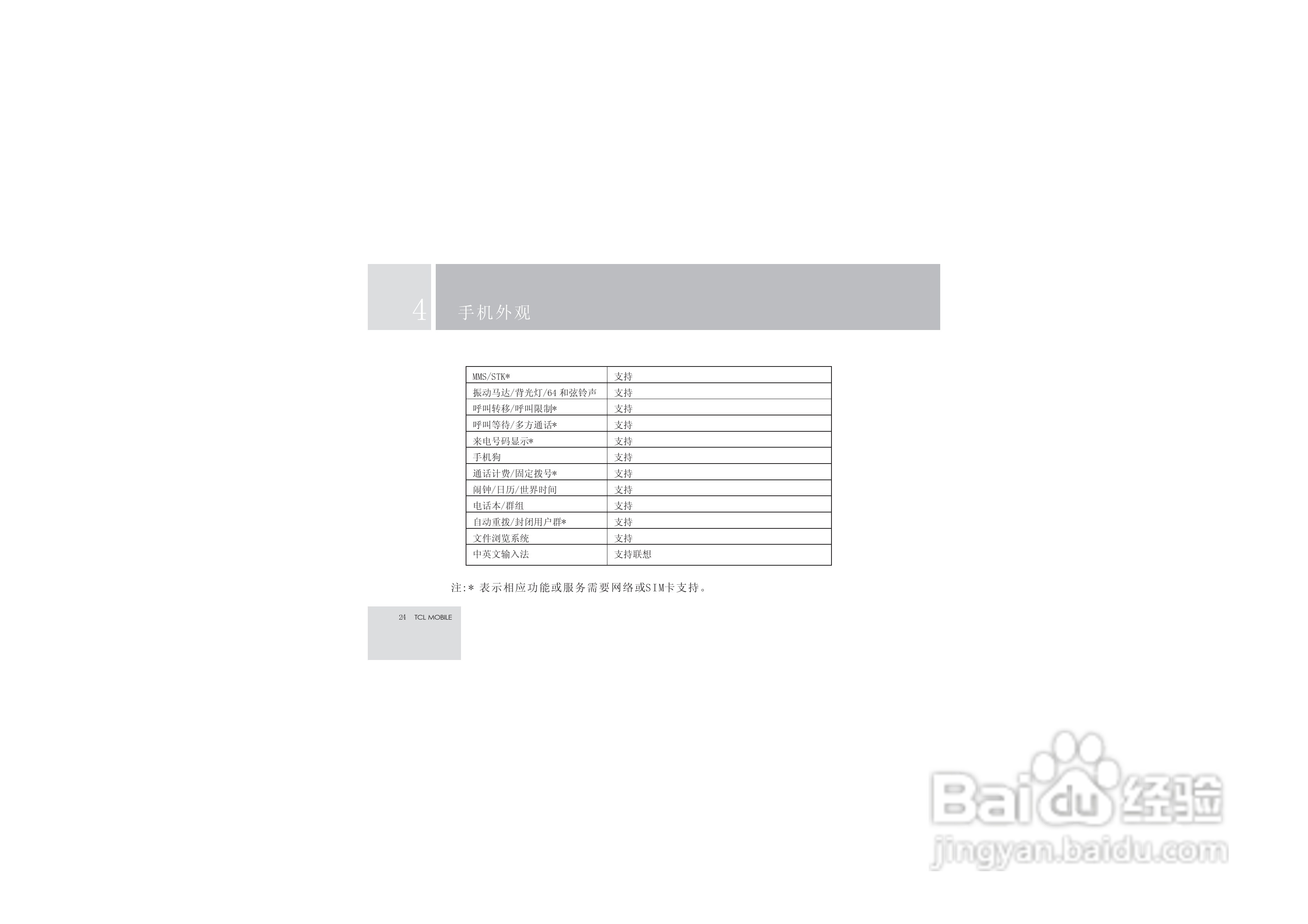 TCL V6手机使用说明书:[3]