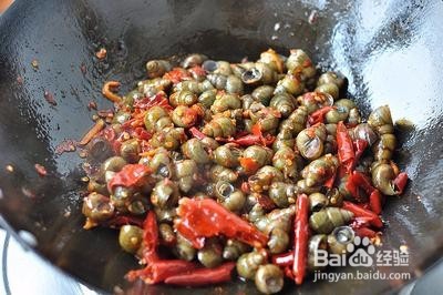 麻辣田螺的做法