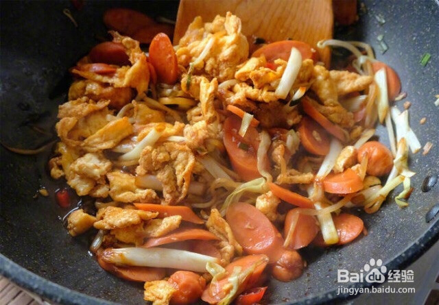 家常炒面的做法