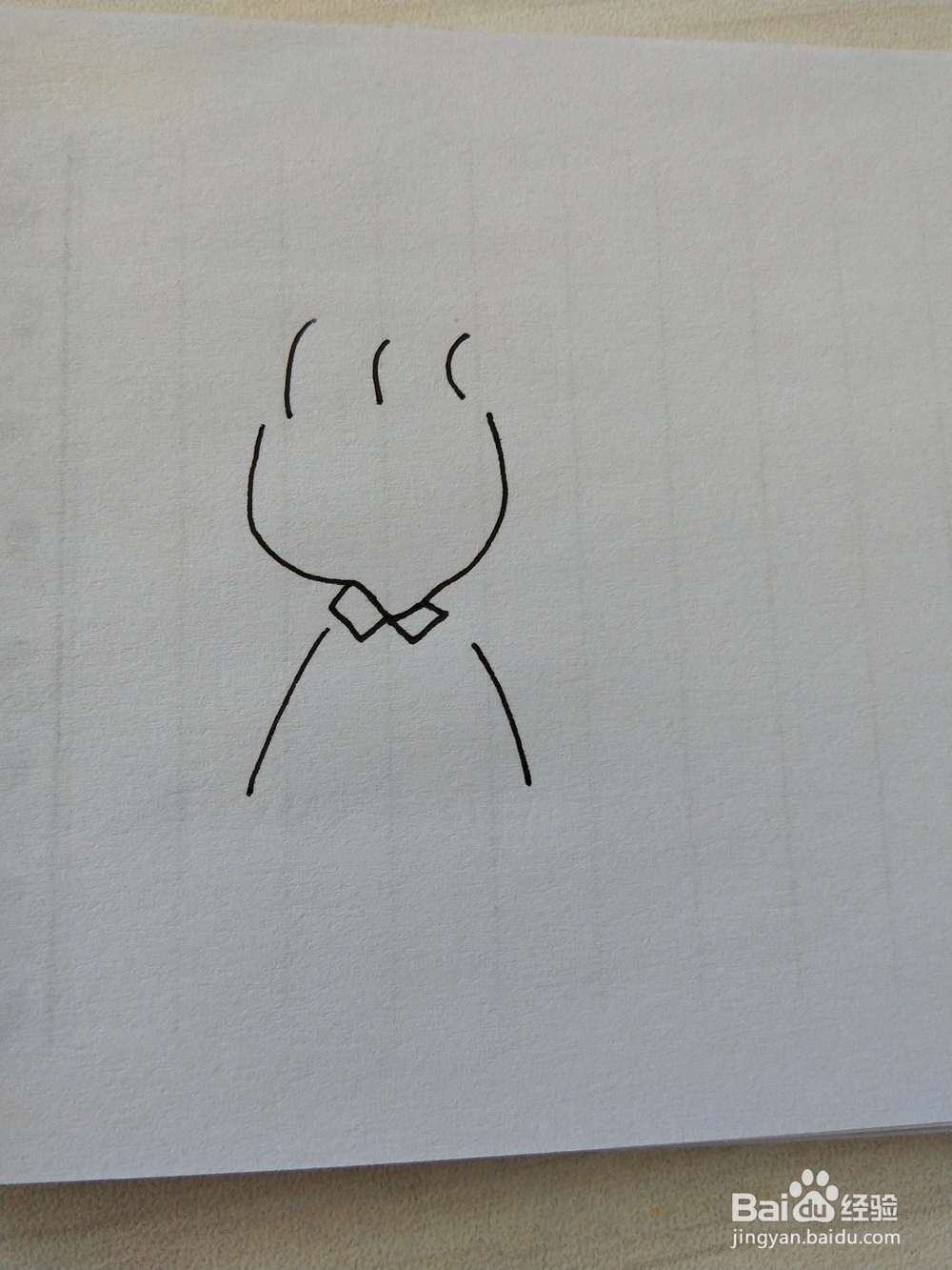 简笔画之女生头像