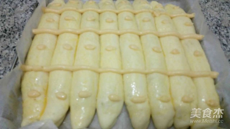 肉松排包的做法