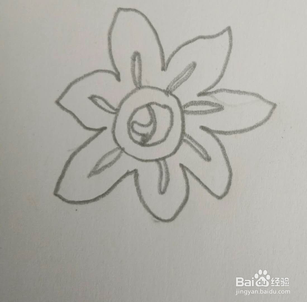 儿童简笔画花画法15