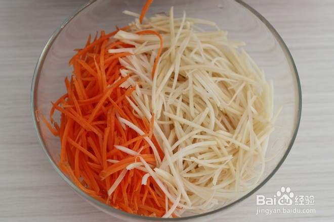 土豆丝金丝饼