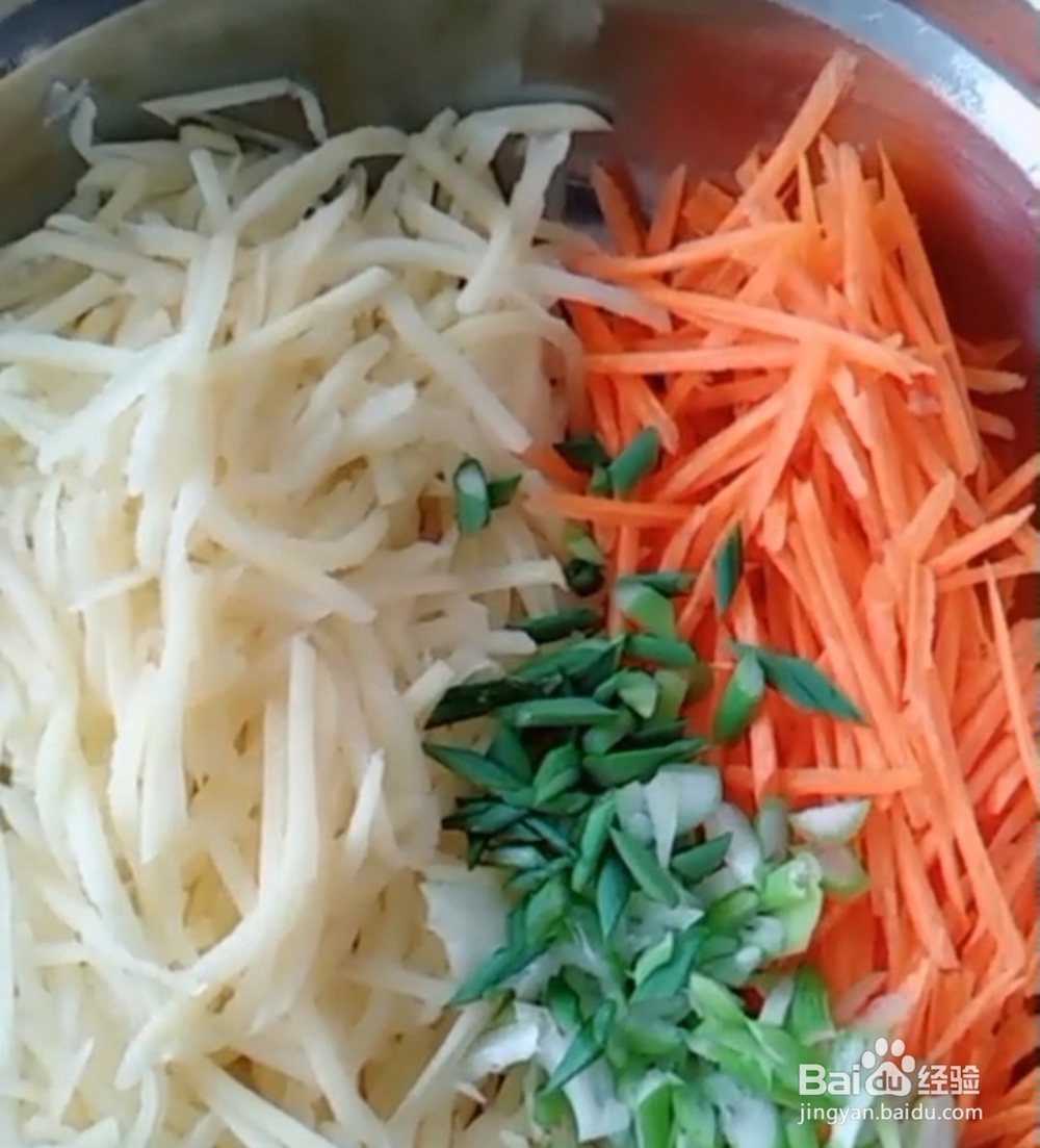 鸟巢鸡蛋饼的家庭版做法