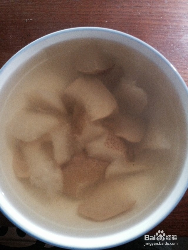 冰糖雪梨的制作方法