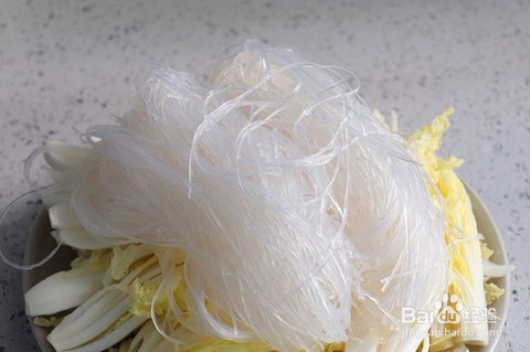 大白菜蒸粉丝的做法