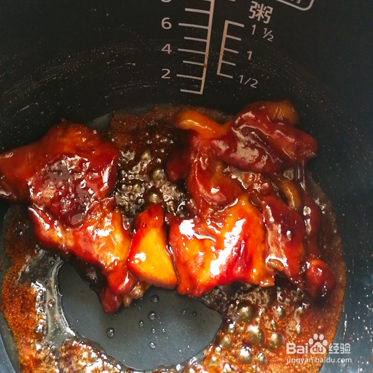 吃光光的叉烧肉