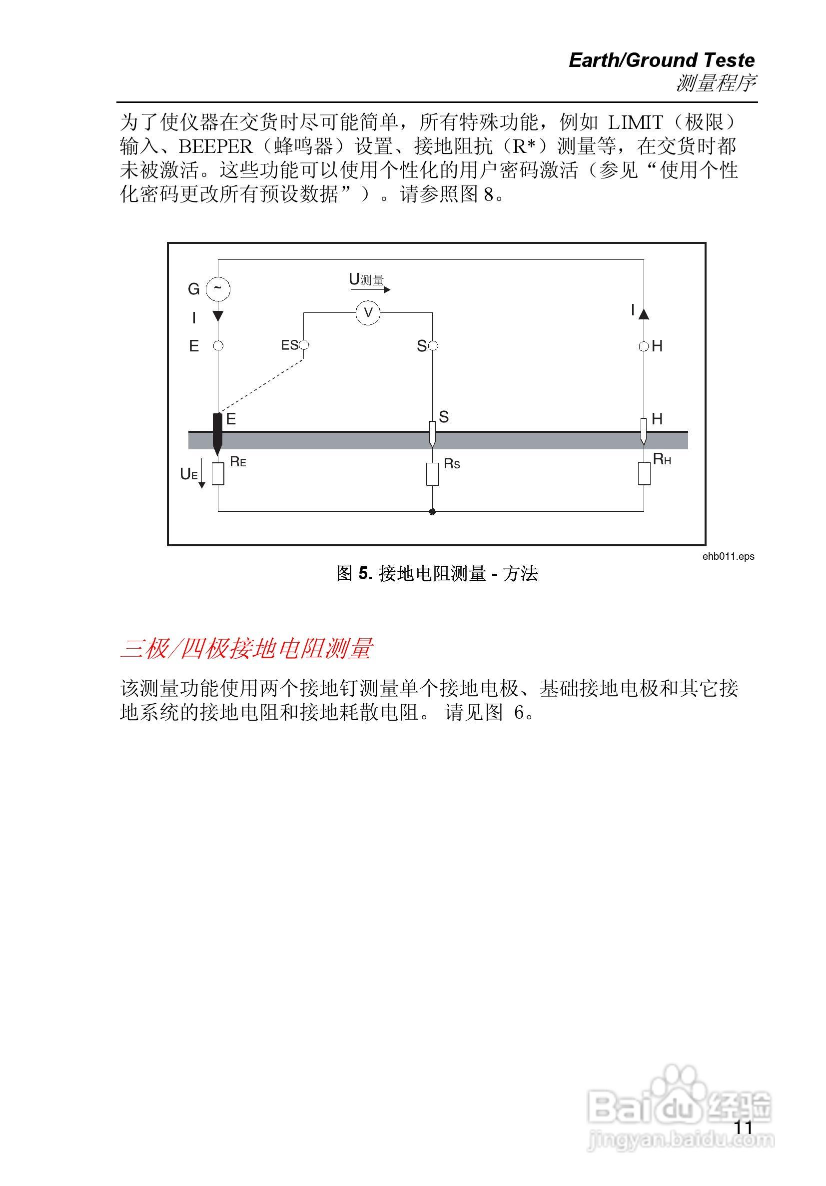 福禄克Fluke 1625接地电阻测试仪使用说明书:[2]