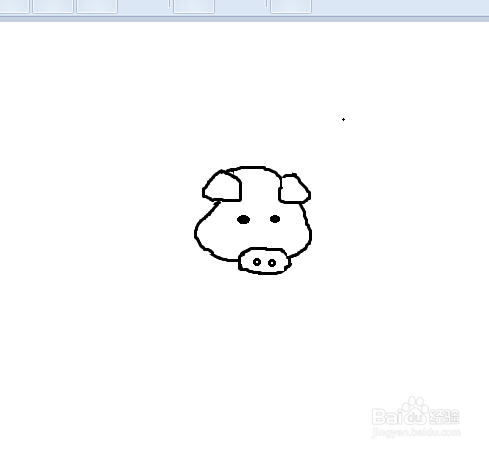 如何画电猪的简笔画