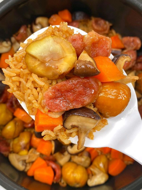 这板栗焖饭好吃到破防了