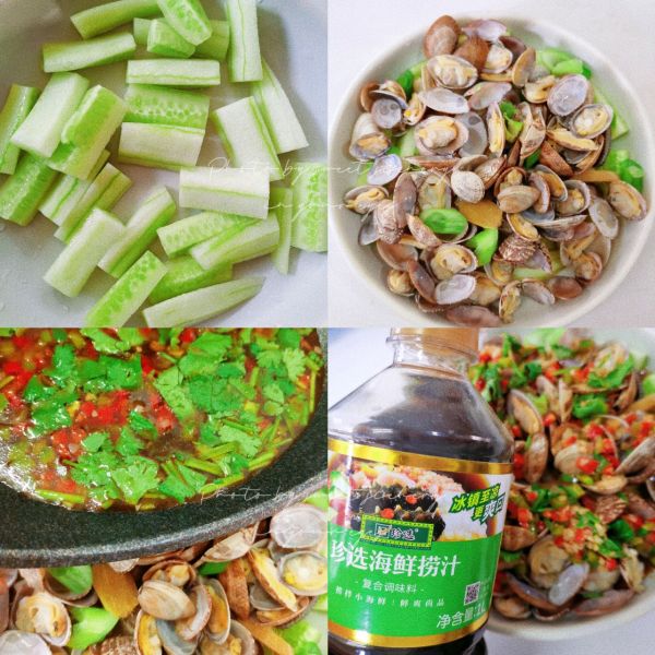 清爽花蛤捞汁青瓜
