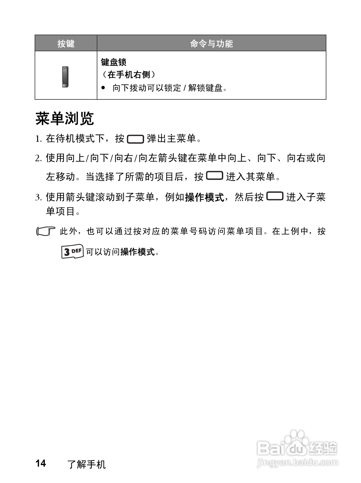 明基CL71手机使用说明书:[3]