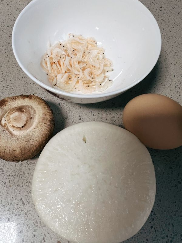 白萝卜香菇鸡蛋饼