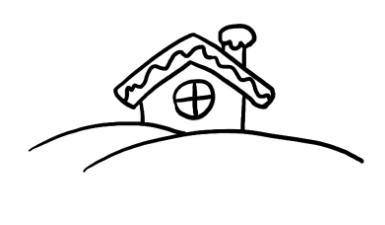济南的冬天简笔画