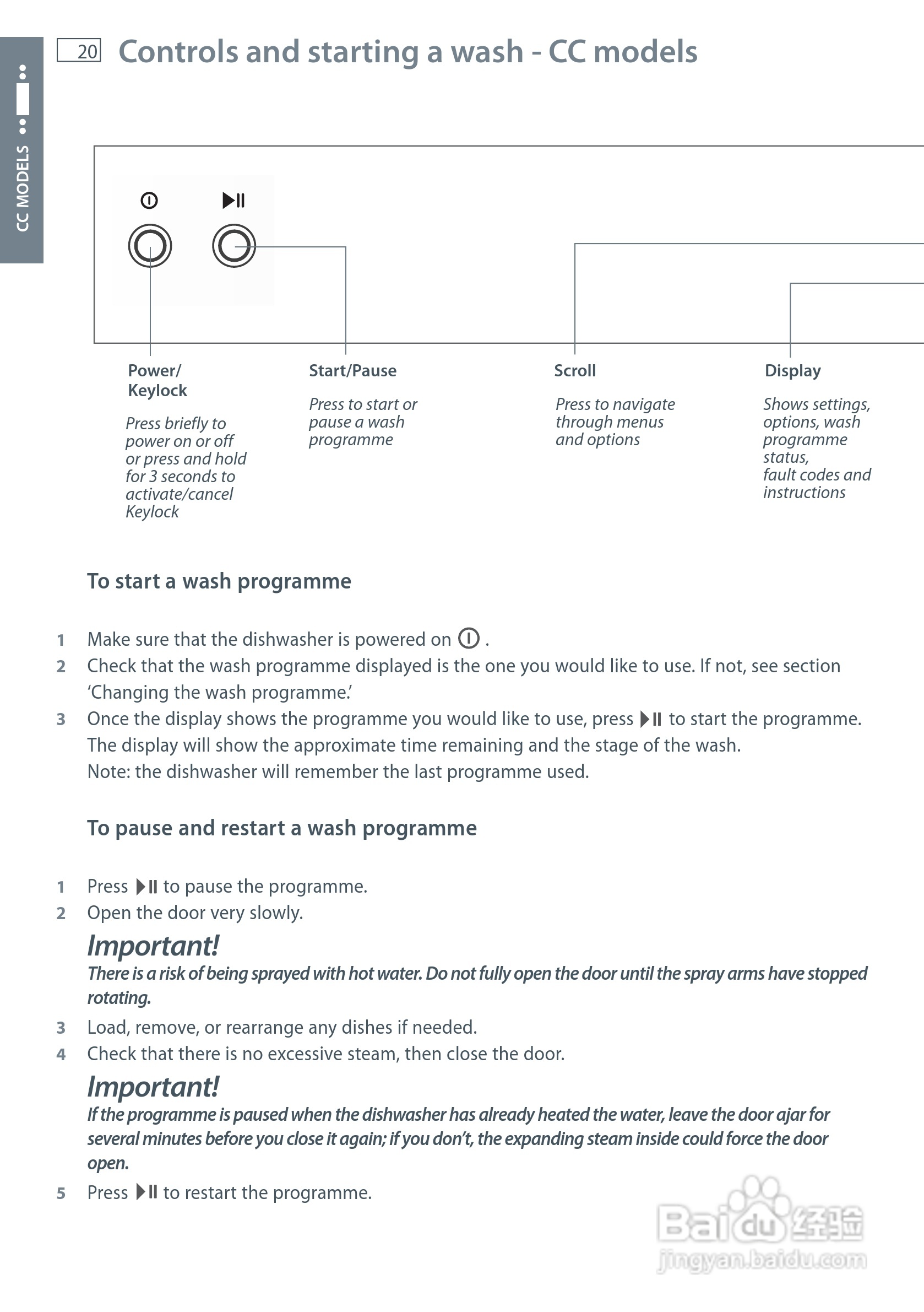 斐雪派克DW60CCX1 FP AA洗碗机说明书:[3]