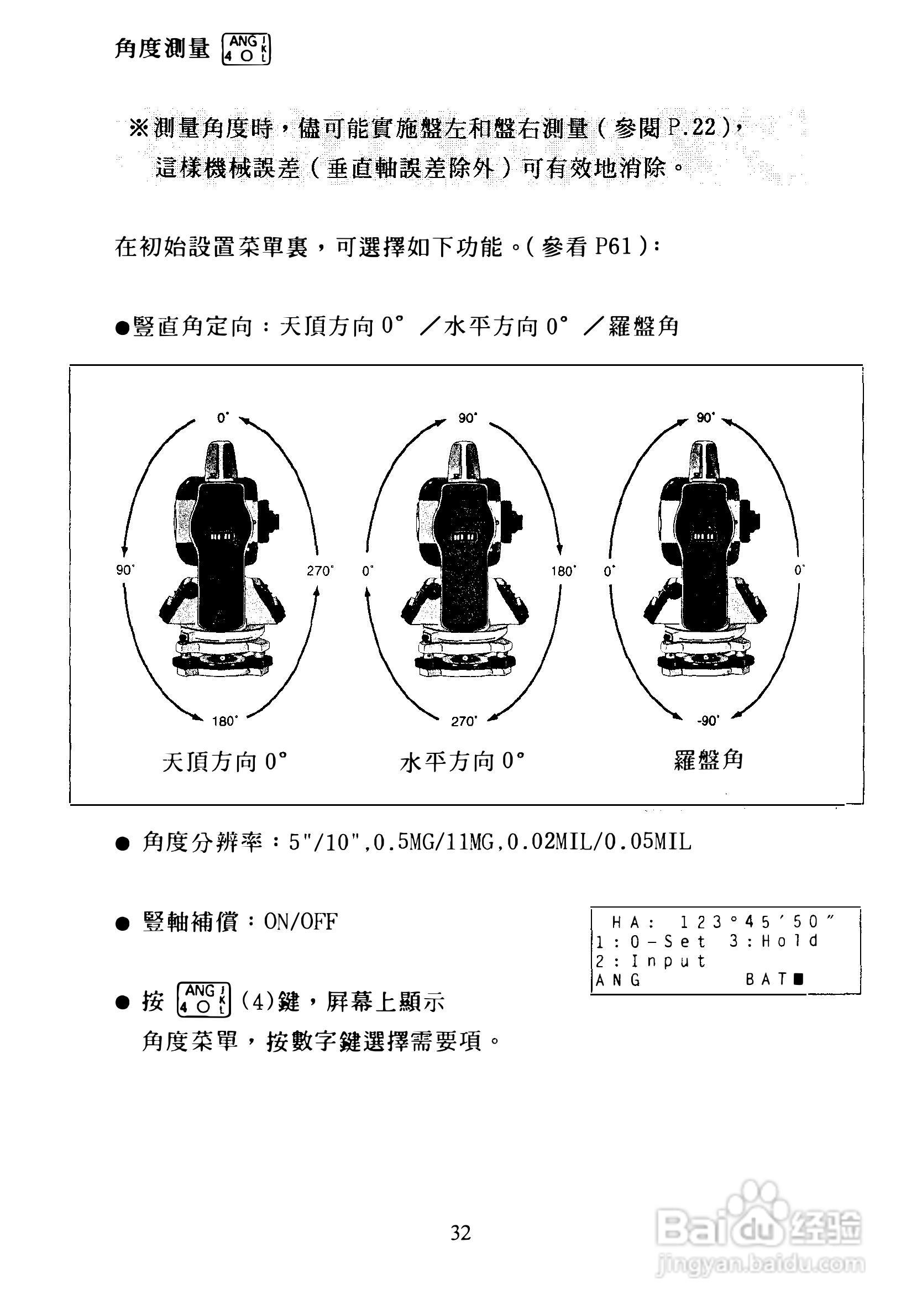尼康DTM-300、310系列全站仪使用手册:[4]