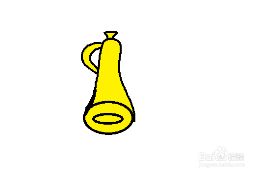 画喇叭的步骤与方法