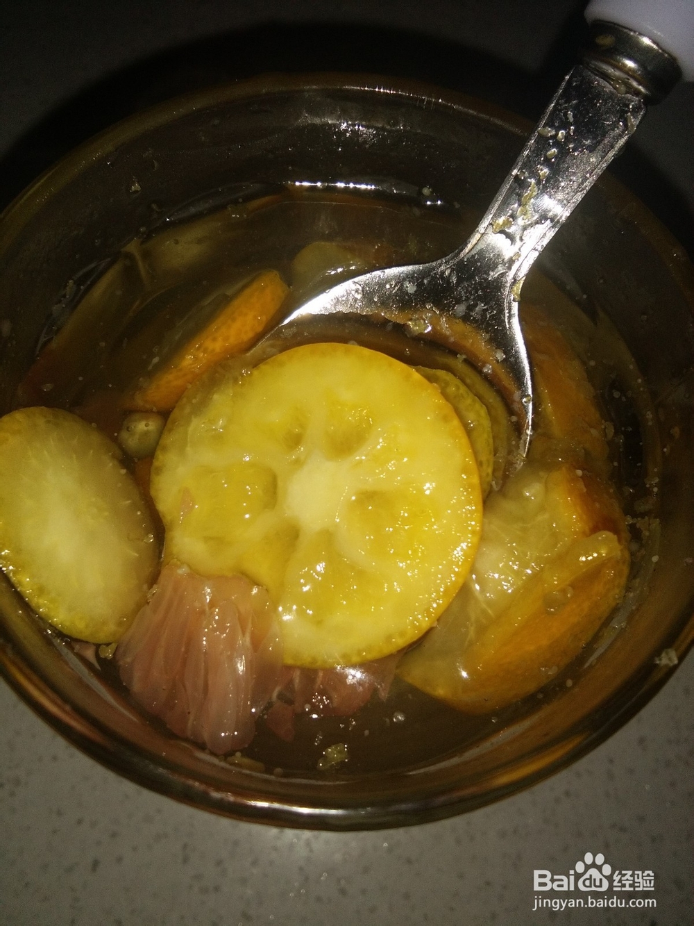 润肺止咳——金桔红柚蜂蜜饮