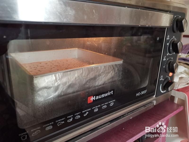 巧克力古早蛋糕的做法