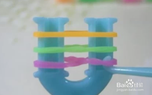 不用工具用皮筋编手链