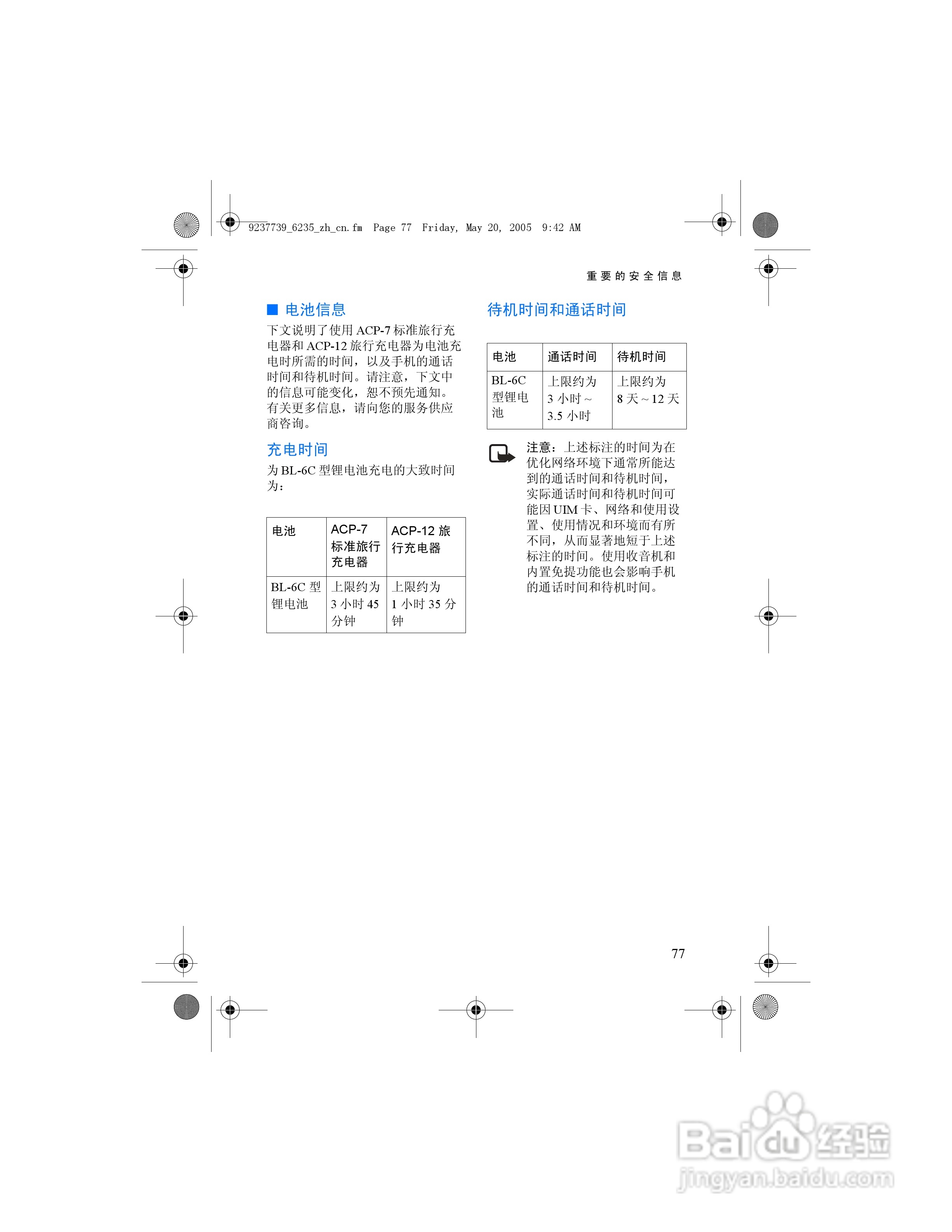 诺基亚6235手机使用说明书:[9]