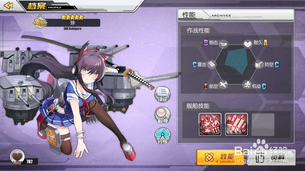 碧蓝航线狳 足柄