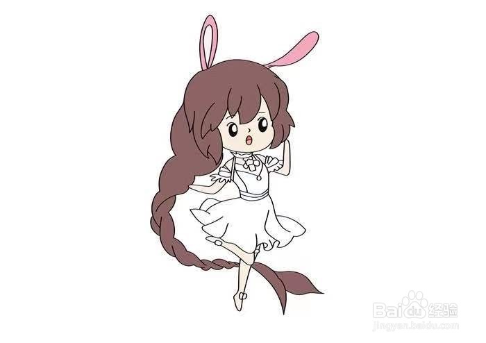 小舞的简笔画怎么画
