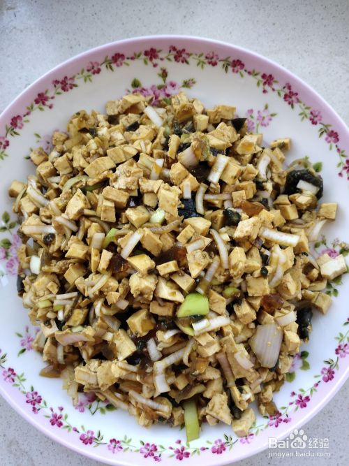 美味小凉菜松花蛋拌豆腐 百度经验 美味小凉菜松花蛋拌豆腐 百度经验