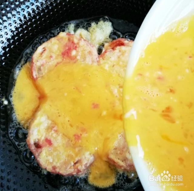 自制番茄鸡蛋饼