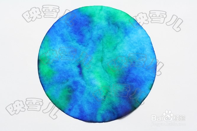 地球日手工：咖啡滤纸地球