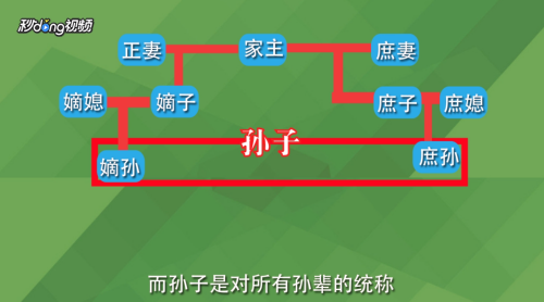 嫡孙和孙子有什么区别