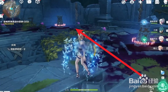 原神2.6版本层岩巨渊敲钟解密流程