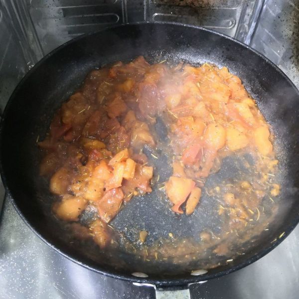 番茄芝士焗全蛋面