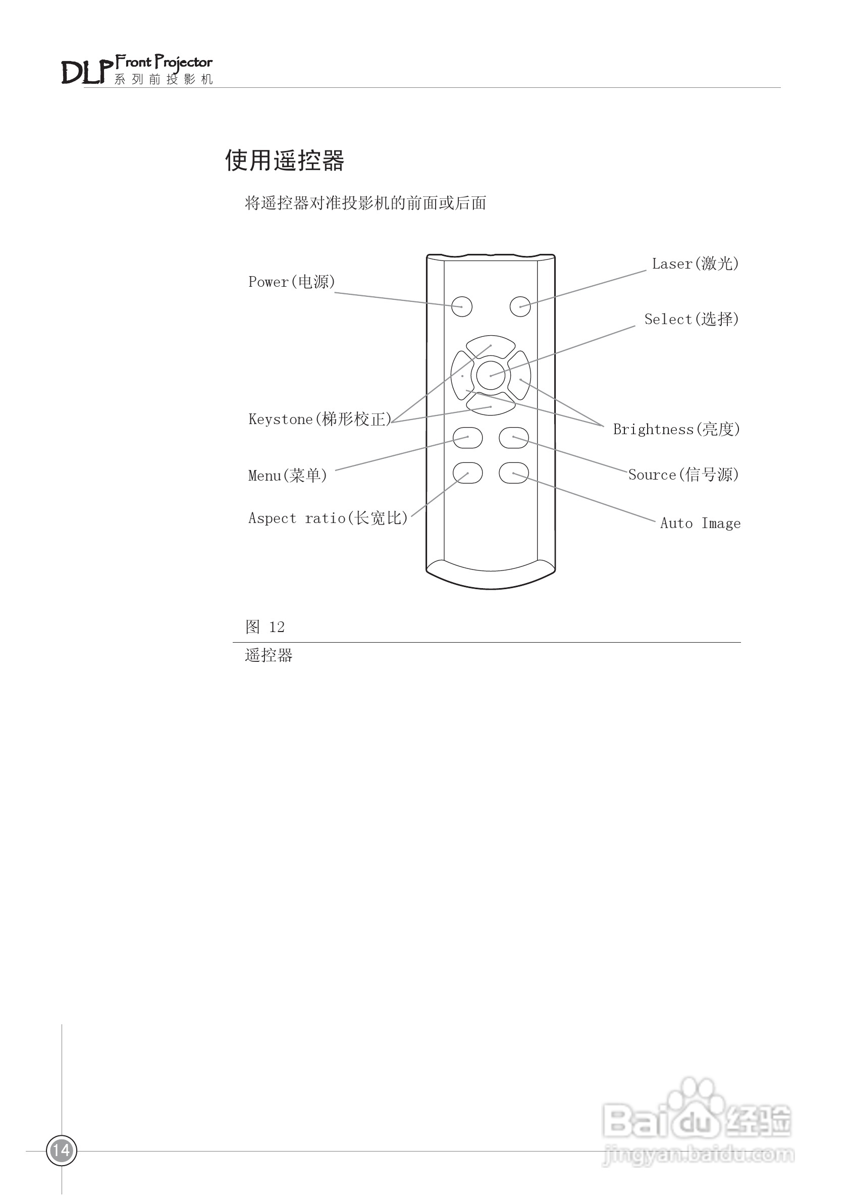 雅图ACTO DS50投影机使用说明书:[3]