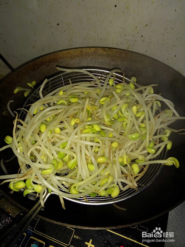 凉菜--蒜油辣酱黄豆芽