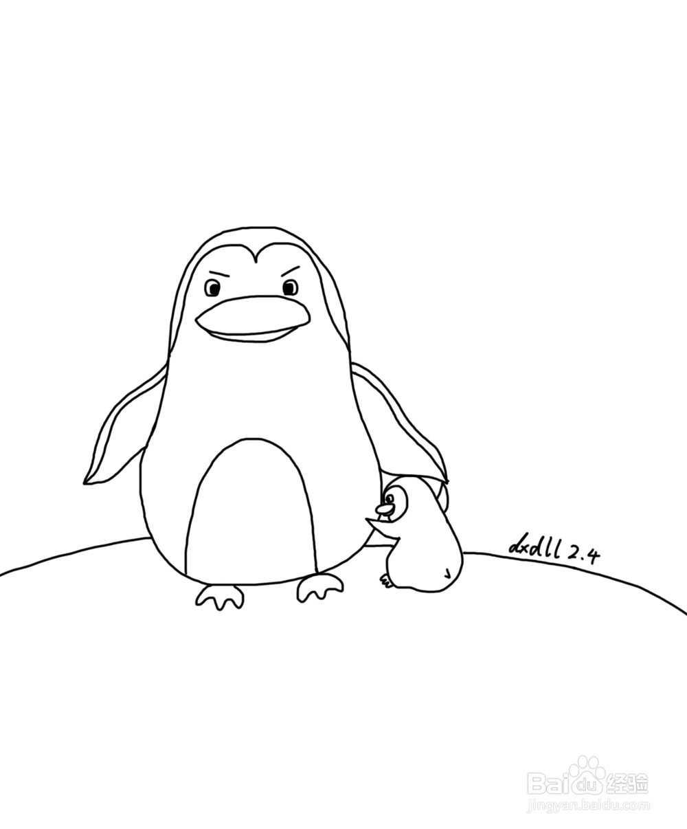 dxdll手绘之企鹅