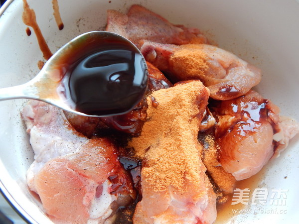叉烧鸡腿根的做法