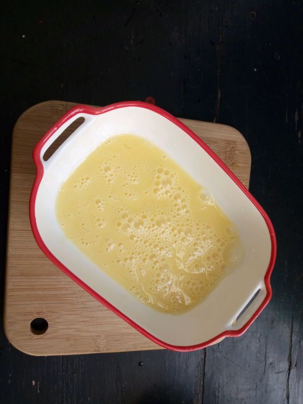 香菇香菜蒸蛋羹