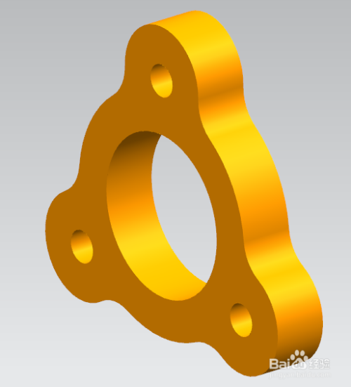 ug10.0练习三维建模二百二十七