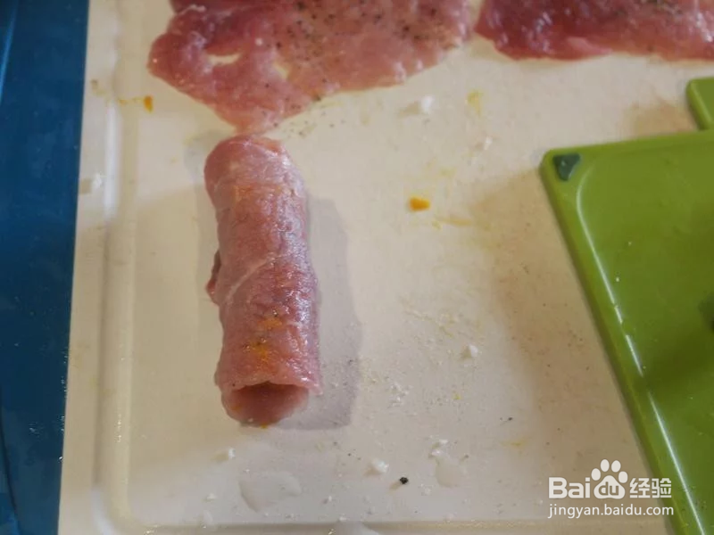 南瓜秋葵猪肉卷怎么做