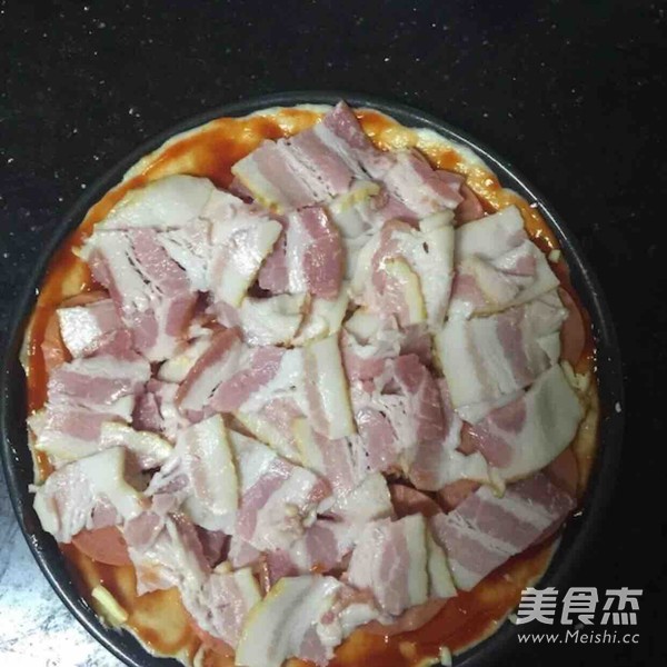 培根香肠披萨