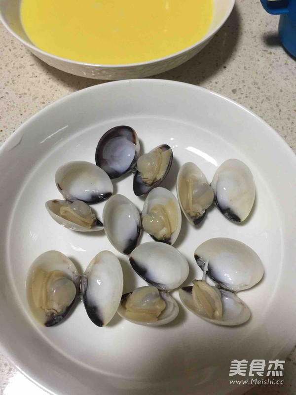 白贝蒸蛋的做法