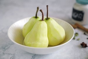 法式红酒炖啤梨Poires au vin rouge的做法