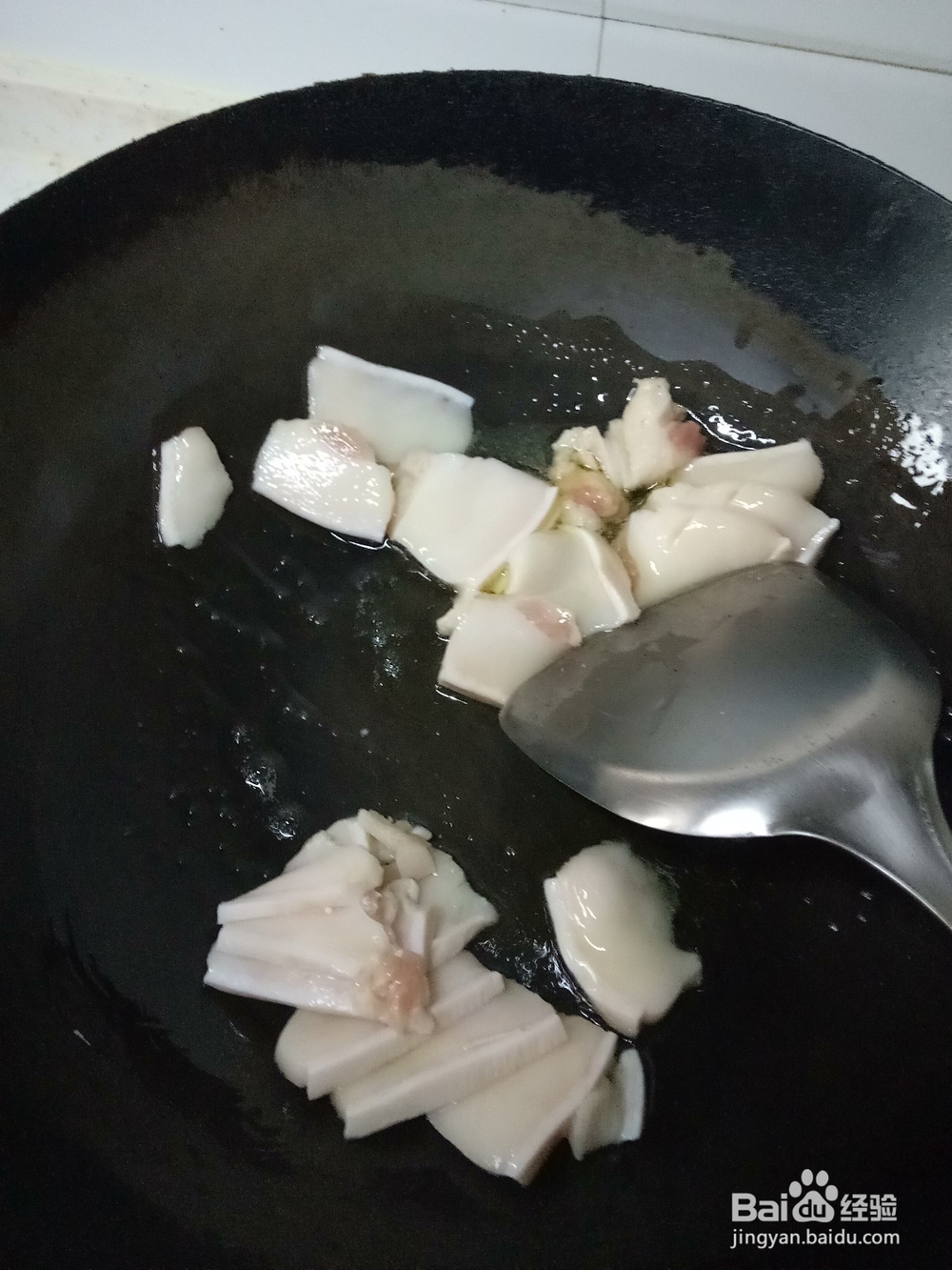 家常豆角炒猪肥肉